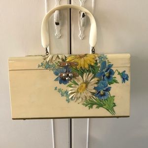 Vintage Wooden Purse